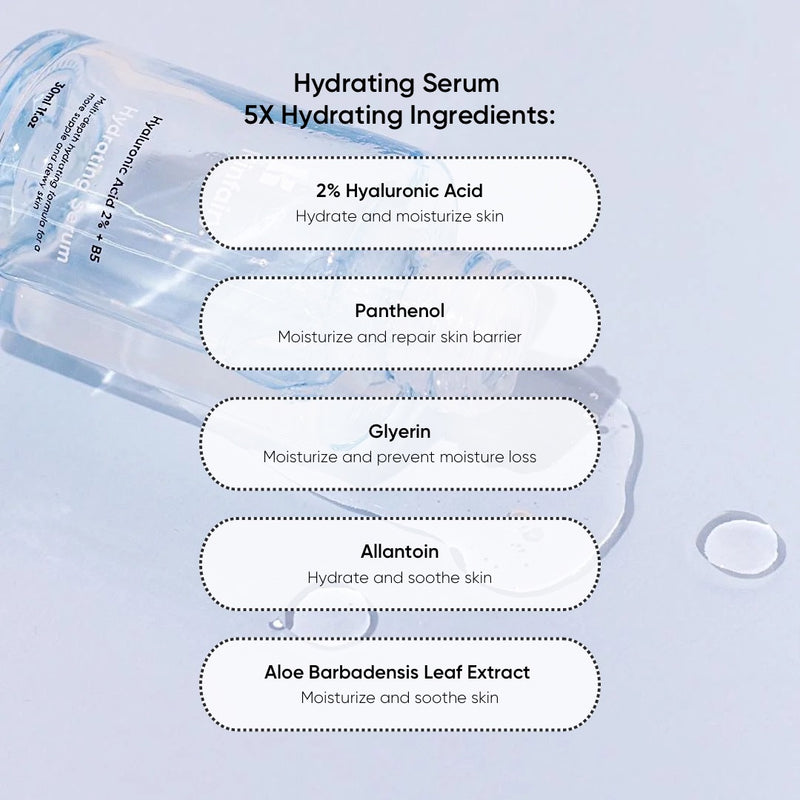 Kinfairy Hyaluronic Acid 2% + B5 Hydrating Serum 30ML -  muj beauty