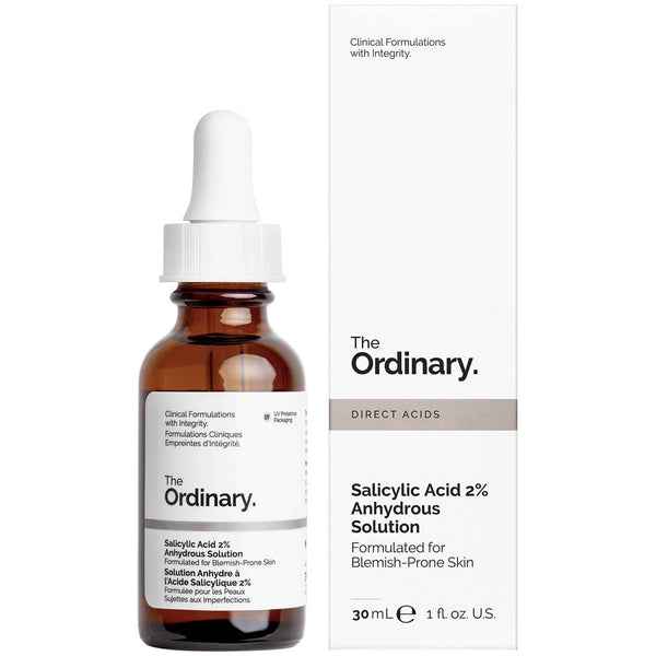The Ordinary Salicylic Acid 2% Anhydrous Solution -  muj beauty