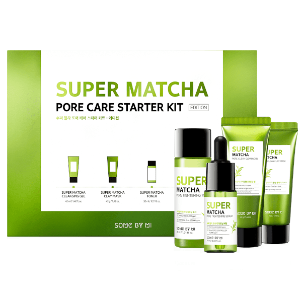 Some By Mi Super Matcha Pore Care Starter Kit -  muj beauty