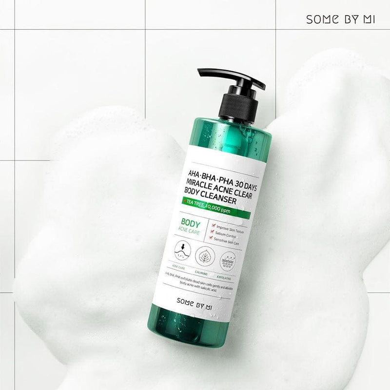 Some By Mi AHA BHA PHA 30 Days Miracle Acne Clear Body Cleanser (400G) -  muj beauty